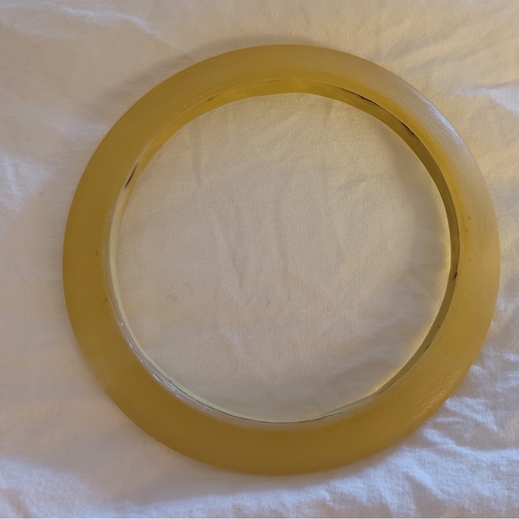 Yellow Bangle Translucent
